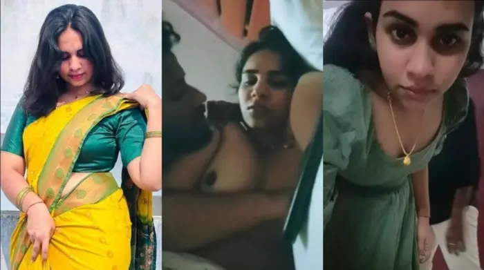 Cute Tamil Girl Romance Kissing Naked in Bed MMS Video